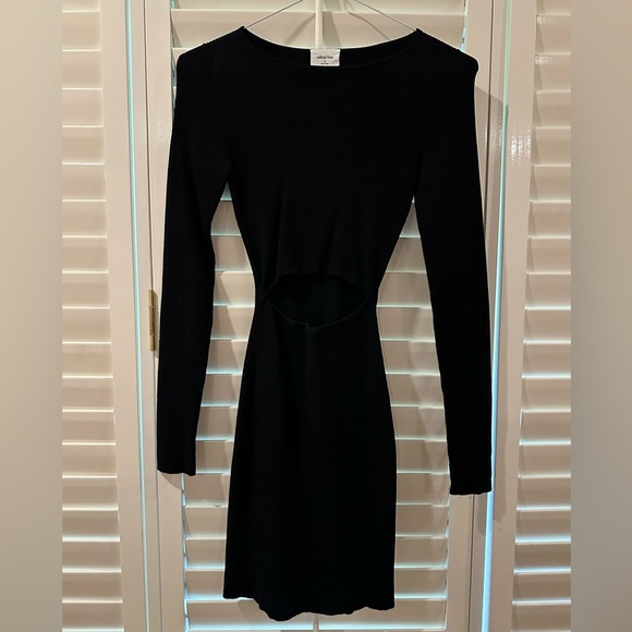 Aritzia Wilfred Cutout Knit Longsleeve Mini Dress - Picture 7 of 13
